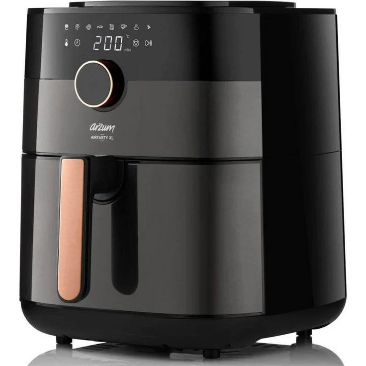 Arzum Heißluftfritteuse Airtasty Air Fryer 1750W 6 Liter 8 Programme, Schwarz – Bild 1