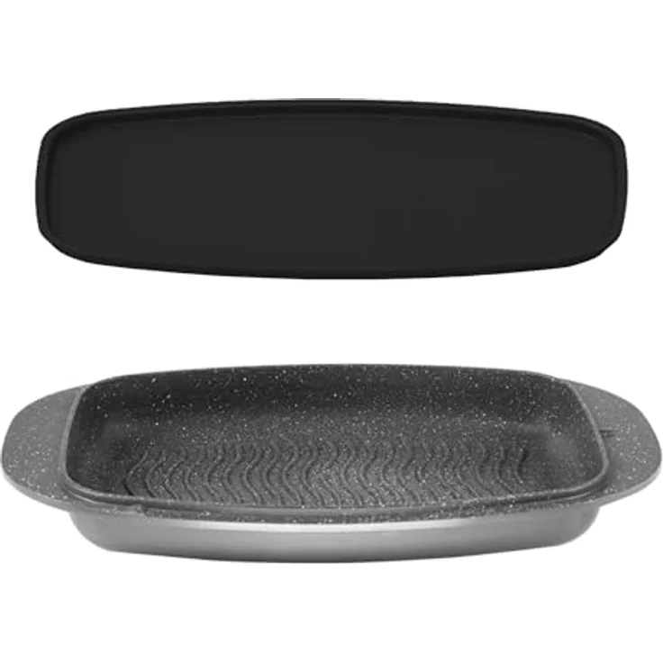 STONELINE Bräter Stoneline, Aluminiumguss (5-tlg), Bräter- & Back-Set, Antihaftbeschichtung, Induktion – Bild 5