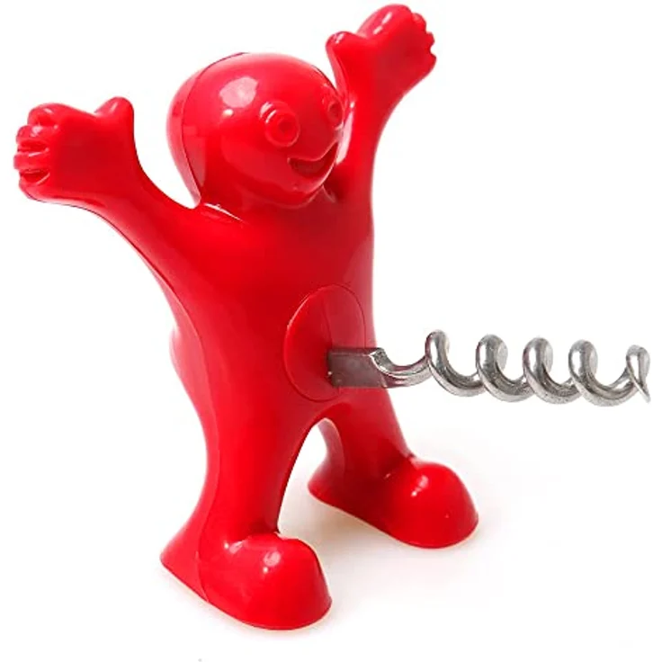 MikaMax Happy Men Set, Weinöffner Geschenkset, Flaschenöffner, Weinflaschen-Korkenzieher, Bierflaschenöffner, 8 cm Groß, Lustige Barzubehör Männer – Bild 5