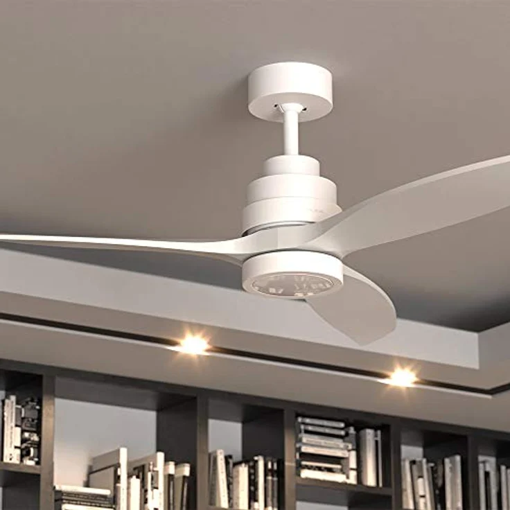 Cecotec Deckenventilator EnergySilence Aero 5200, 52" (132 cm) mit DC Motor, 40 W, LED Beleuchtung, Fernbedienung, Weißes Design – Bild 3