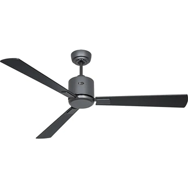 CASAFAN Eco Neo III, Energiespar Deckenventilator mit Fernbedienung, WiFi, 132 cm, basaltgrau, Flügel schwarz/Teak, 6 Geschwindigkeiten, Smart Home kompatibel – Bild 4