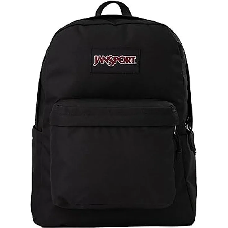 Jansport SuperBreak Plus, Freizeitrucksack mit Laptop-Innenfach und Trinkflaschentasche, schlichter Look