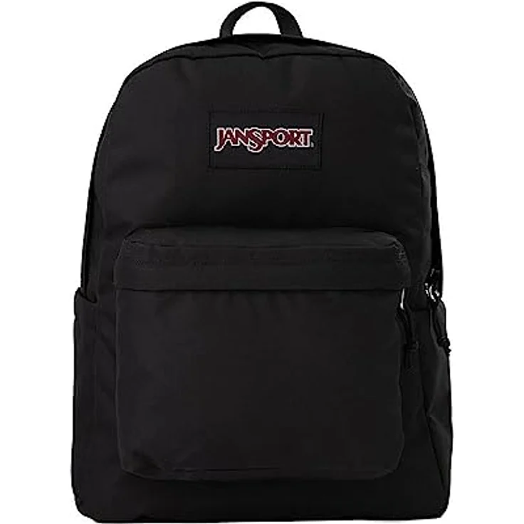 Jansport SuperBreak Plus, Freizeitrucksack mit Laptop-Innenfach und Trinkflaschentasche, schlichter Look – Bild 1