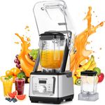 BLiTZWOLF Hochleistungs-Standmixer BW-BL2, 3000 W, 10 Geschwindigkeitsstufen, 2-Liter Behälter, mit Digitalem Touchpad und Selbstreinigungsfunktion