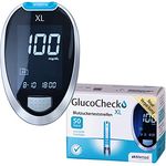 GlucoCheck XL Blutzuckermess-System mg/dl mit 60 Blutzuckerteststreifen