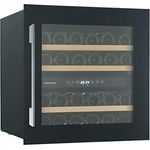 Respekta Einbau-Weinkühlschrank für 36 Standardflaschen / 85 L Nutzinhalt / 2 Temperaturzonen, je 5°-22°C/Touch Control/LED Leuchte/Wechselbarer Türanschlag/Max. 41 dB/WKSE 36-19