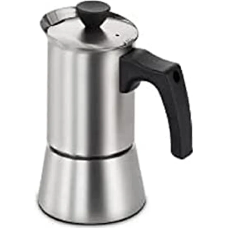 Bosch HEZ9ES100 Espressokocher, 4 Tassen, 200 ml, induktionsgeeignet, wärmeisolierter Griff, edelstahl – Bild 2