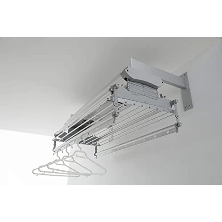 Foxydry Foxydry Air, Elektrischer Wäscheständer für Wand und Decke mit Ventilator und Fernbedienung, aus Aluminium und Stahl (120 Wand) – Bild 4