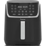 Heissluftfritteuse XL, 8 Liter - AF13D - digitale XL Heißluftfritteuse, 13 Programme, Airfryer, große Fritteuse ohne Fett/Öl, 80°C - 200°C Airfryer Luftfritteuse Air Friteuse Power schwarz