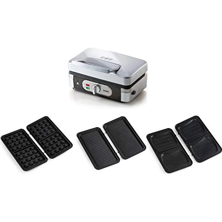 Domo DO9136C 3in1 Sandwichmaker mit Grillfunktion, 1000 Watt – Bild 4