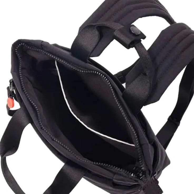Hedgren String Norio City Rucksack, 31 cm, schwarz, 100% Polyester, kompakt und leicht – Bild 5