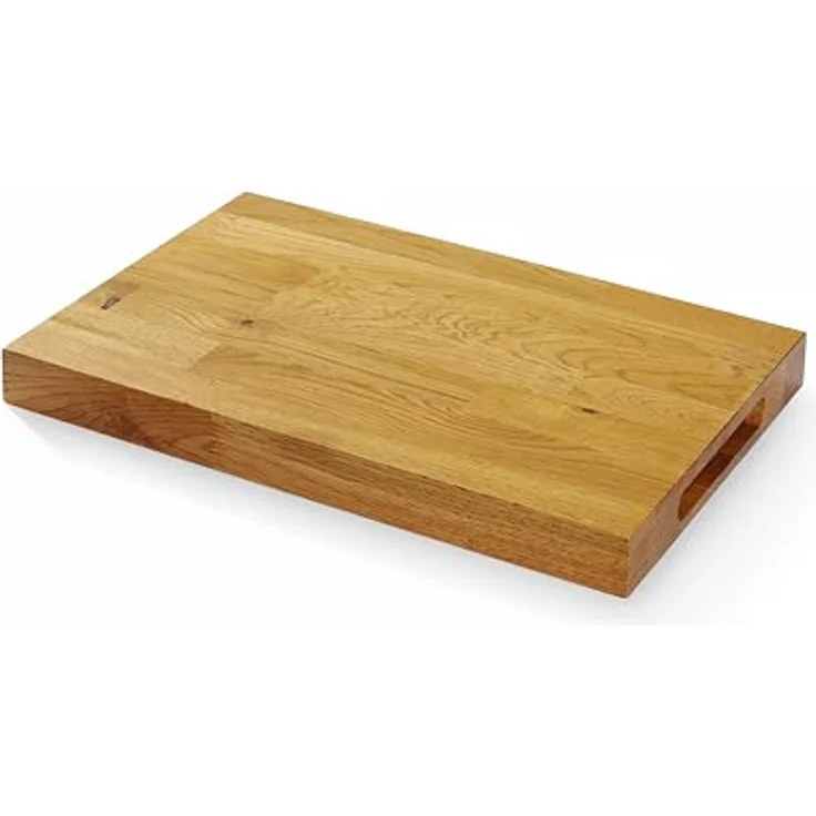 HENDI Servierbrett aus geöltem Eichenholz, 420x280x(H)40mm, stoß- und kratzfest, Premium-Qualität – Bild 2