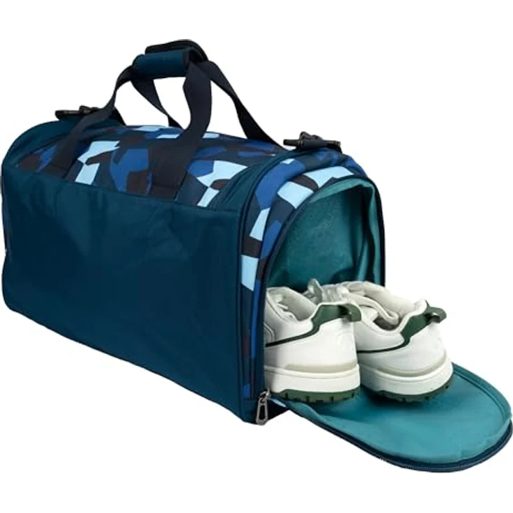 neoxx Sporttasche Move, Camo Nation, 25 Liter Volumen, teilweise aus recyceltem Material, Schuhfach, wasser- und schmutzabweisend – Bild 2