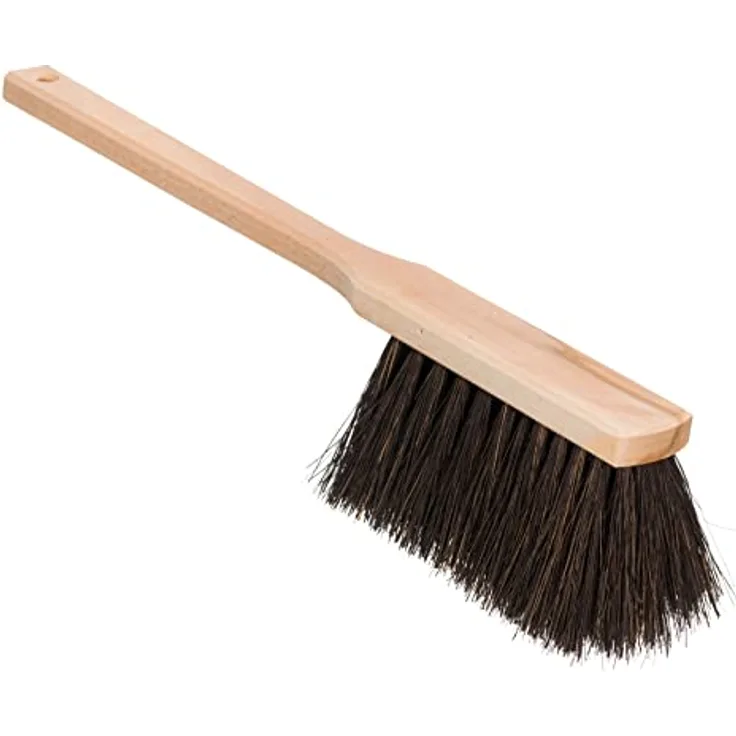 Bürstenhaus Redecker Kehrgarnitur Werkstatthandfeger, 43 cm lang, Buchenholz mit Arenga oder Rosshaar-Bestückung
