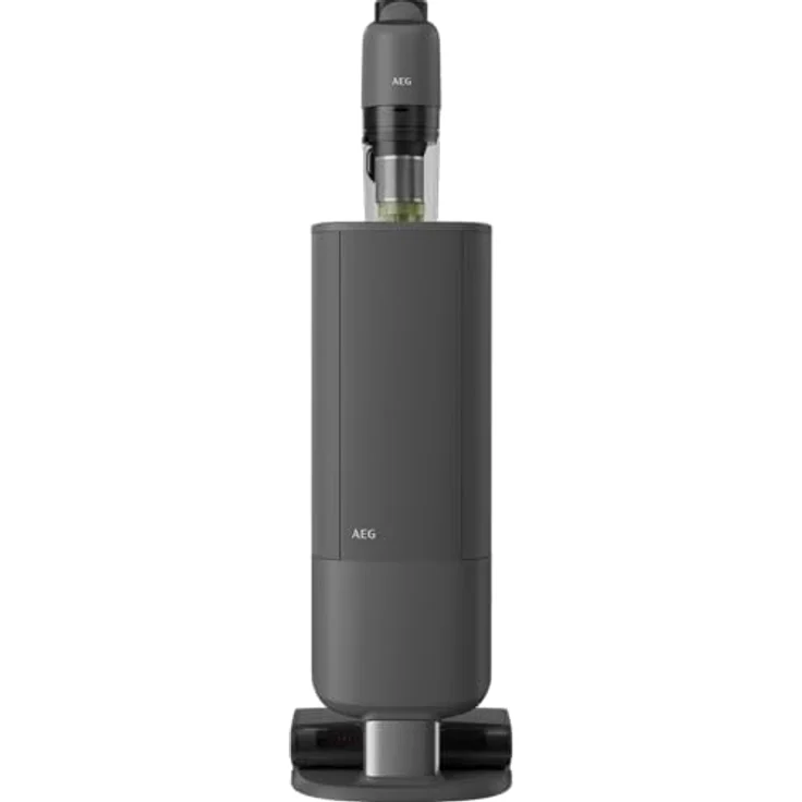 AEG 7000 Akku-Staubsauger AP72UB21ES, kabellos mit All-in-One Station, Auto-Modus, HEPA-Filter, bis zu 50 Min Laufzeit, Dark Grey – Bild 3