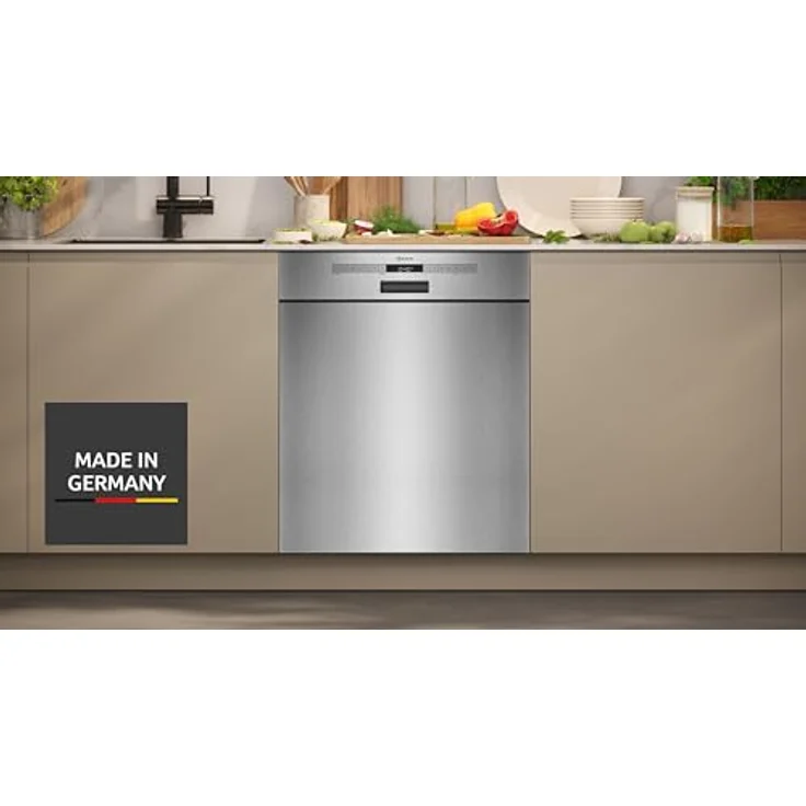 Neff S125EBS16E, N 50 Smarter Unterbau Geschirrspüler 60 cm, sehr leise, Chef 70ºC, Open Dry, Gebürsteter Stahl, Aqua Stop – Bild 2