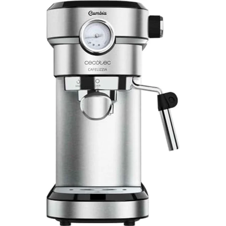 Cecotec Cafelizzia 790 Steel Pro Manuelle Express-Kaffeemaschine, 1,2 L, 20 bar, 1350W, Edelstahl – Bild 2