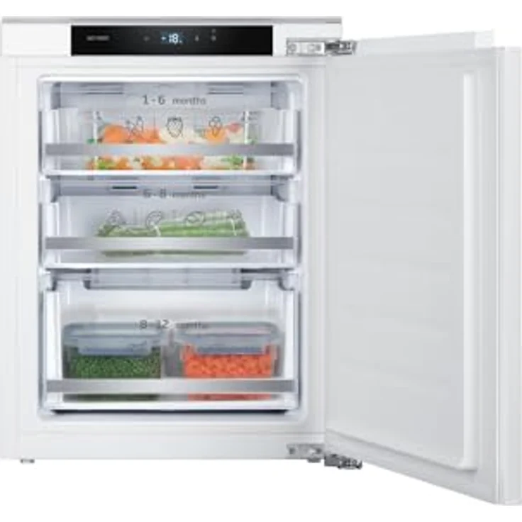 Amica EGSX 321 210 Einbau-Gefrierschrank, 77 cm - NoFrost, Supergefrierfunktion, 3 Gefrierschubladen, LED-Beleuchtung, 62 l, Energieeffizienzklasse D – Bild 1