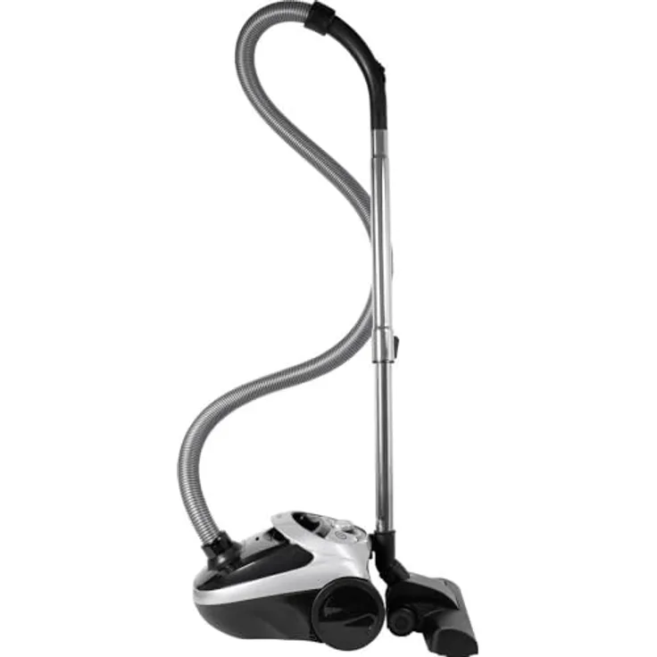 Silva Homeline BS 8000 Staubsauger mit Staubbeutel, Metall-Teleskoprohr, Motorfilter, Hepa-Filter