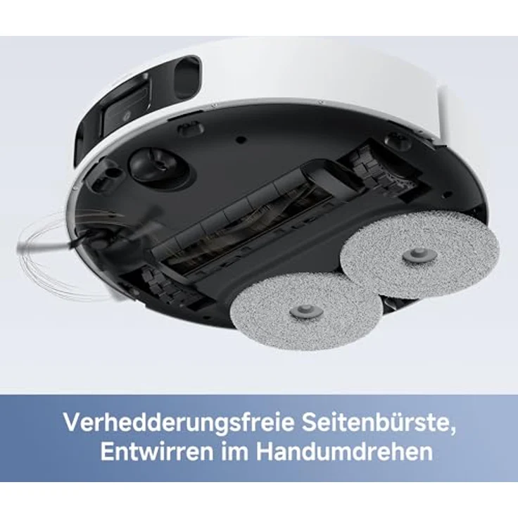 Mova E40 Ultra Nass-Trocken-Saugroboter, 600 W, 75 Tage autonom, 19.000 Pa Saugkraft, Teppicherkennung, inkl. Beutel – Bild 5