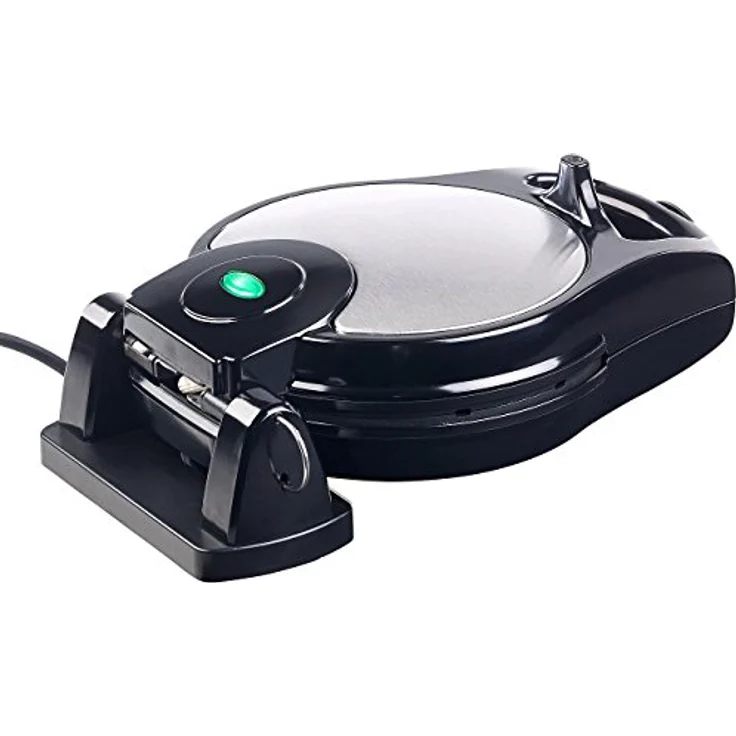 Rosenstein & Söhne NX7714-944 Waffeleisen, 875W, schwarz, silber – Bild 4
