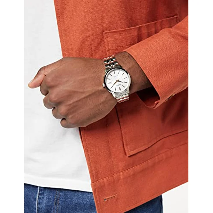 Seiko Herren Automatik Armbanduhr aus Edelstahl mit Edelstahl Armband - SRPH85K1 – Bild 3