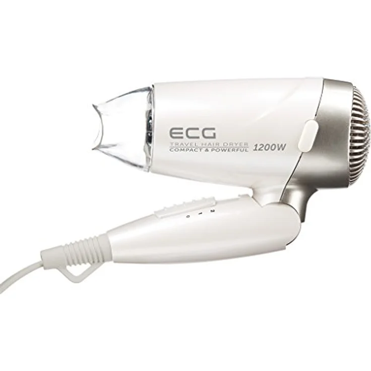 ECG VV 1200 travel Haartrockner für Reisen, S, silber – Bild 4
