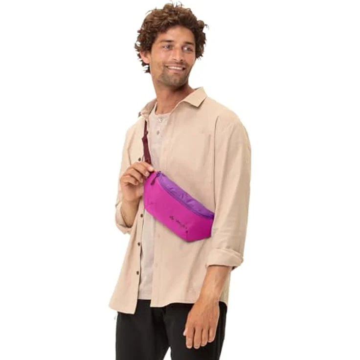 Vaude WegaMove Gürteltasche, 29 cm, pink, 100% Polyester, 9 cm x 14 cm – Bild 6