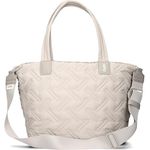 Zwei Cleo Shopper - Shopper 42 cm (sand), leicht und geräumig, mit abnehmbarem Schultergurt