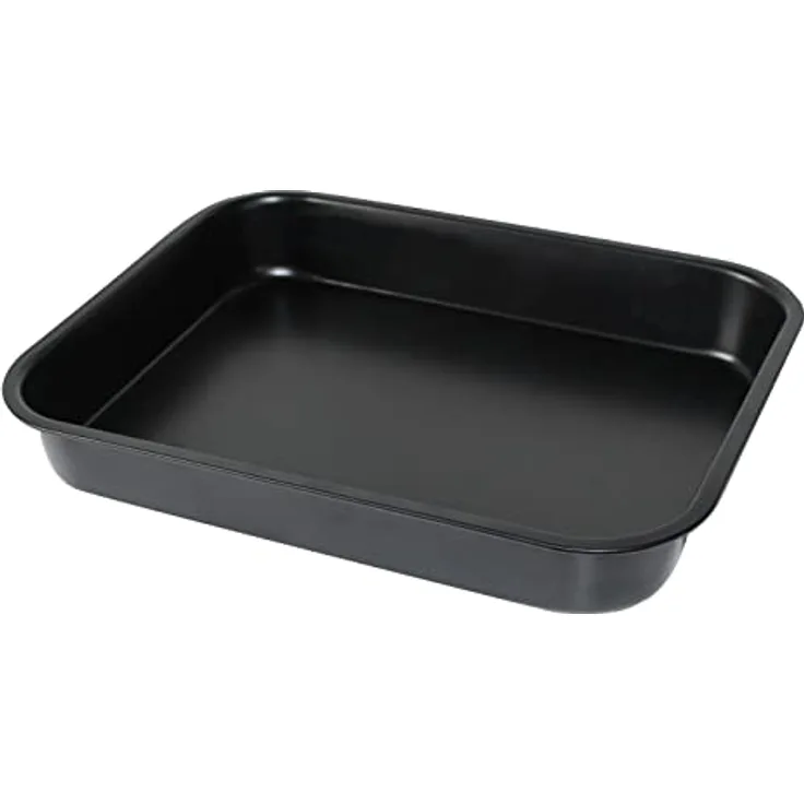 ELO Basic 54637 Auflaufform aus Carbonstahl, 27 cm, schwarz