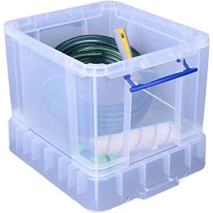 Really Useful Aufbewahrungsbox, 35 Liter, Größe XL, transparent – Bild 5