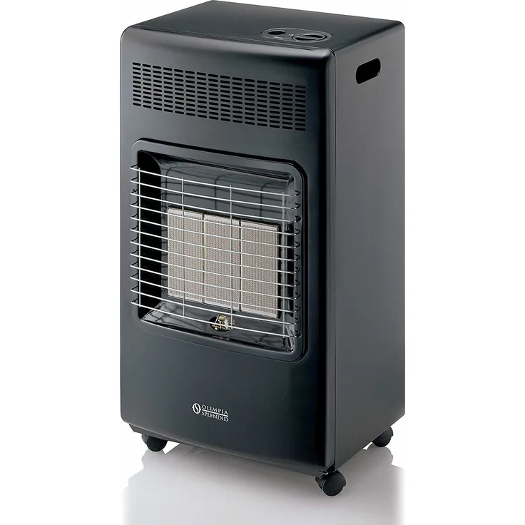 Olimpia Splendid Stovy Infra Turbo Thermo, Industrielle Gasheizung 4200W, lüfterlos, für Räume bis 140 m³, robustes Stahlgehäuse
