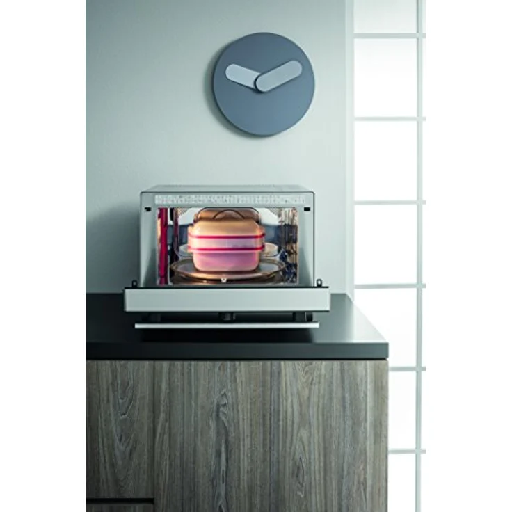 Bauknecht Supreme Chef MW 3391 SX 5in1-Multifunktionsmikrowelle -1000 W-33 L Garraum-Heißluft 1700 W-XXL Grill 1200 W-DualCrisp & CrispFry -AutoClean-Dampfgaren-Schmelz- und Schnellauftau-Funktion – Bild 5