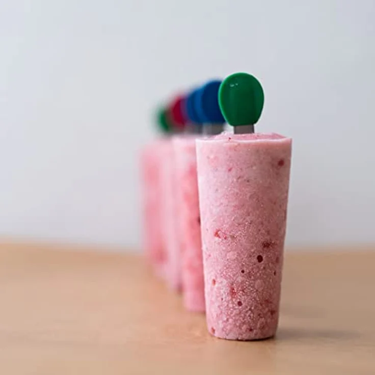 ECO Ice Pops 6C von ECO Brotbox aus Edelstahl | spülmaschinenfest mit 6 x 70 ml Füllvolumen | Eisformen aus Edelstahl für Eis am Stiel zum Selbermachen für Kinder und Erwachsene – Bild 3