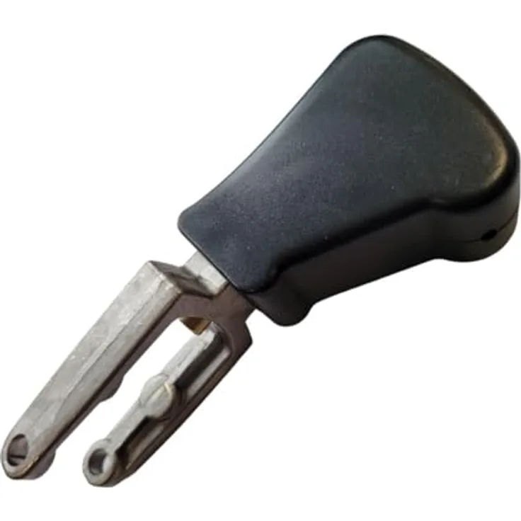 Micro Matic ERGO Handgriff für Keg-Verschluss, schwarz mit Logo, sicherer Halt und komfortable Handhabung