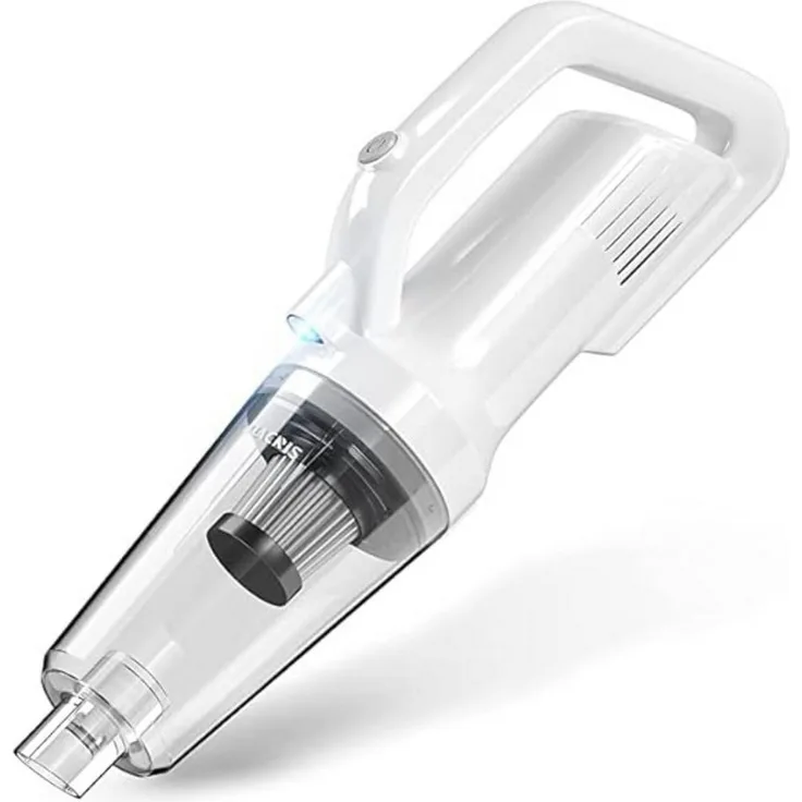 Vivitar ALACRIS Akku-Handstaubsauger, ultraleicht mit Nass- und Trockenfunktion, 9500Pa Saugleistung, 140 W, beutellos, 3x2000mAh Akku für bis zu 30 Min Laufzeit, mit LED-Beleuchtung