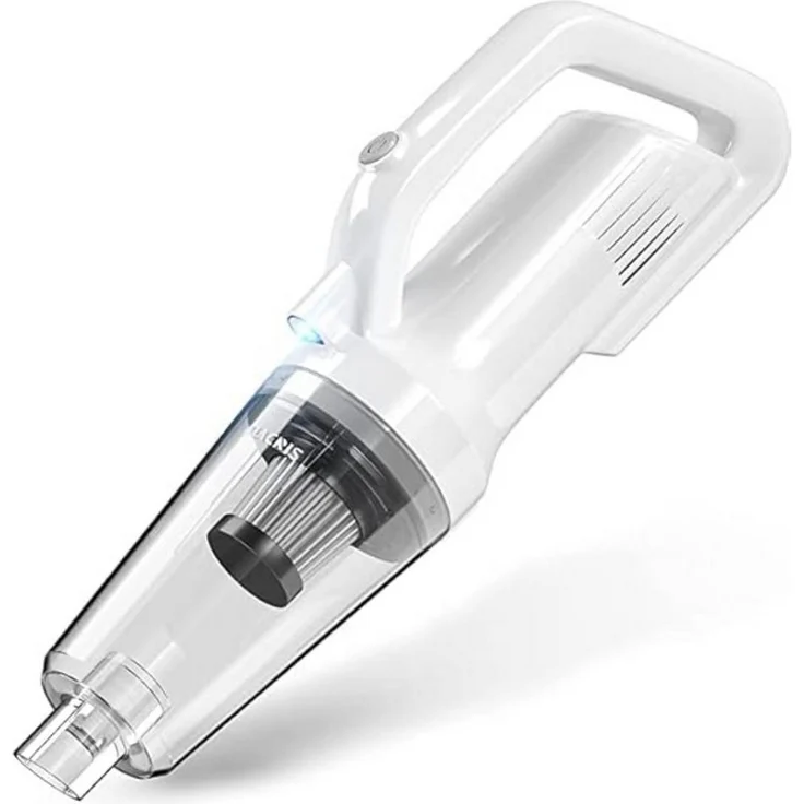 Vivitar ALACRIS Akku-Handstaubsauger, ultraleicht mit Nass- und Trockenfunktion, 9500Pa Saugleistung, 140 W, beutellos, 3x2000mAh Akku für bis zu 30 Min Laufzeit, mit LED-Beleuchtung