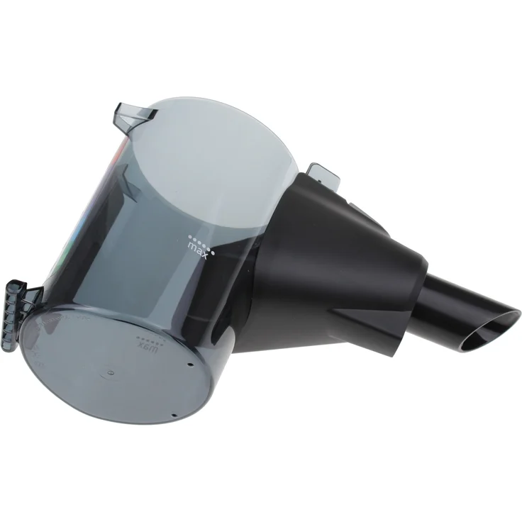 BOSCH Staubbehälter 12037880, Originalersatzteil in Schwarz-Transparent für kabellose Handstaubsauger, 250 mm Länge, 155 mm Breite, 105 mm Höhe