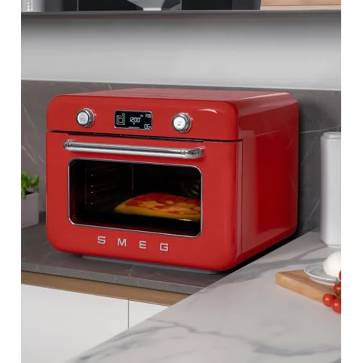 Smeg Multiofen SMEG Kombi-Tisch-Dampfbackofen Weiß COF01WHEU, 33 voreingestellte Rezepte, Dampfgarfunktionen – Bild 7