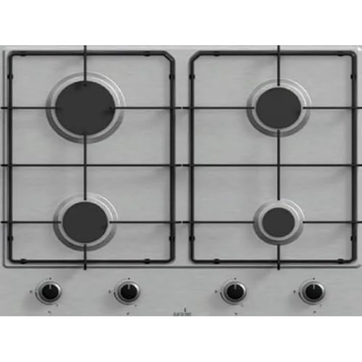 Gasline Gasherdset GB850-FIB + GAG60INX, 69 Liter Gas-Einbaubackofen mit Umluft und 60 cm Edelstahl-Gaskochfeld, 4 Sabaf-Brenner, Erdgas/Propangas – Bild 2