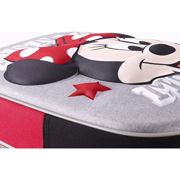 Cerda Daypack Disney Minnie 3D Rucksack, Kindergartenrucksack 31cm mit Einzeltasche für 3-6 Jahre alte Kinder – Bild 7