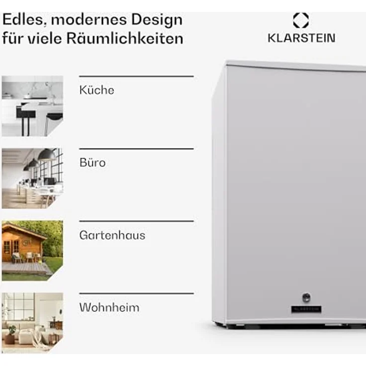 Klarstein Matterhorn 68, Minikühlschrank mit 68 Litern, 35 dB, kompakt und abschließbar – Bild 5
