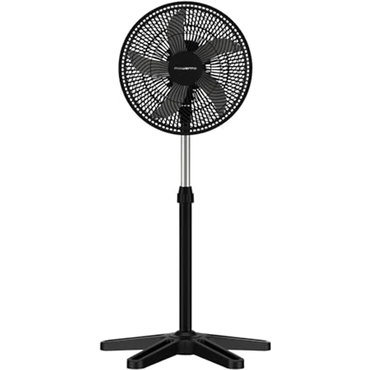 Rowenta Turbo Essential Standventilator, leistungsstark, 3 Geschwindigkeiten, langlebiges Design, niedriger Energieverbrauch, VU3110F3