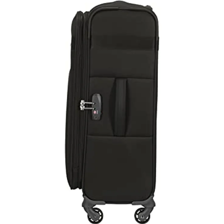 Samsonite Citybeat - Spinner L, Erweiterbar Koffer, 78 cm, 105/113 L, Schwarz (Black) – Bild 3