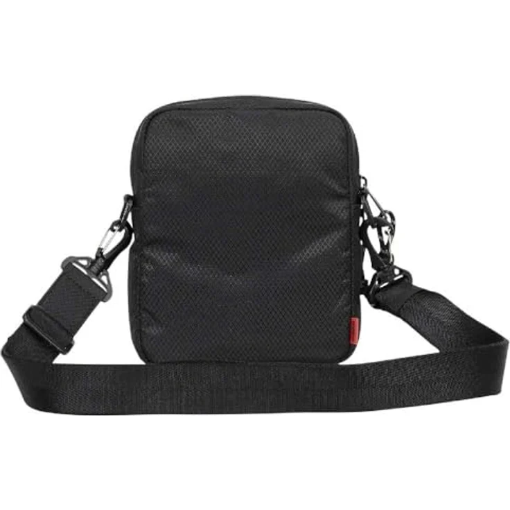 Hugo Jhin Mini Bag Umhängetasche 16 cm, schwarz, 100% Polyester, kompakte Größe 16 cm x 5 cm x 21 cm – Bild 2