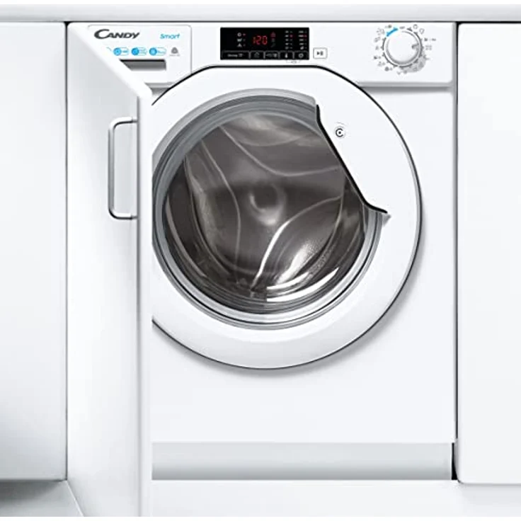 Candy CBD 485D1E/1-S Waschtrockner Integriert Frontlader Weiß E, Waschtrockner, Weiss – Bild 2