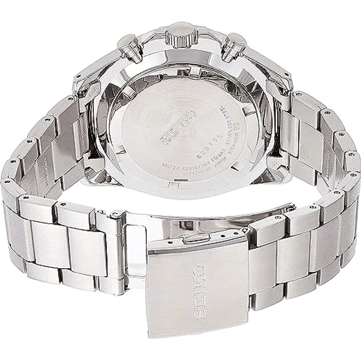 Seiko Herren-Uhr Quarz Edelstahl mit Edelstahlband SSB379P1 – Bild 5