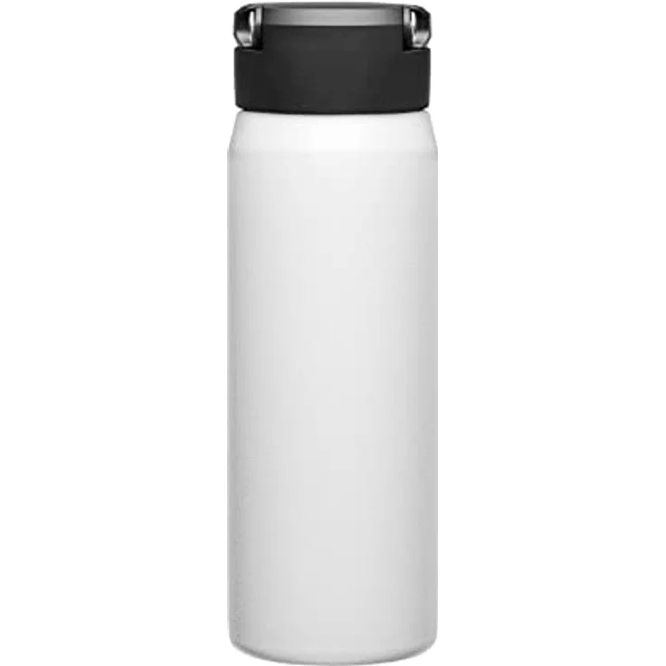 Camelbak Fit Cap Vakuumisolierte Edelstahlflasche, schweißbeständige Isolierung, spülmaschinenfest, weiß – Bild 3