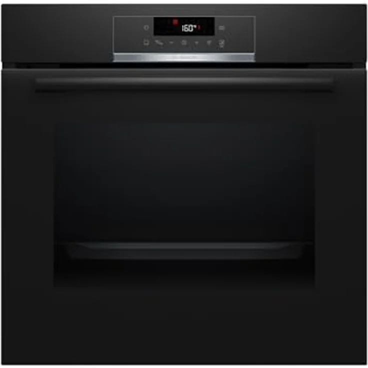 Bosch Serie 4 HBA571BB3, Einbau-Backofen 60 x 60 cm, Schwarz, 71 l Garraum, 5 Beheizungsarten, Pyrolyse-Reinigung – Bild 2