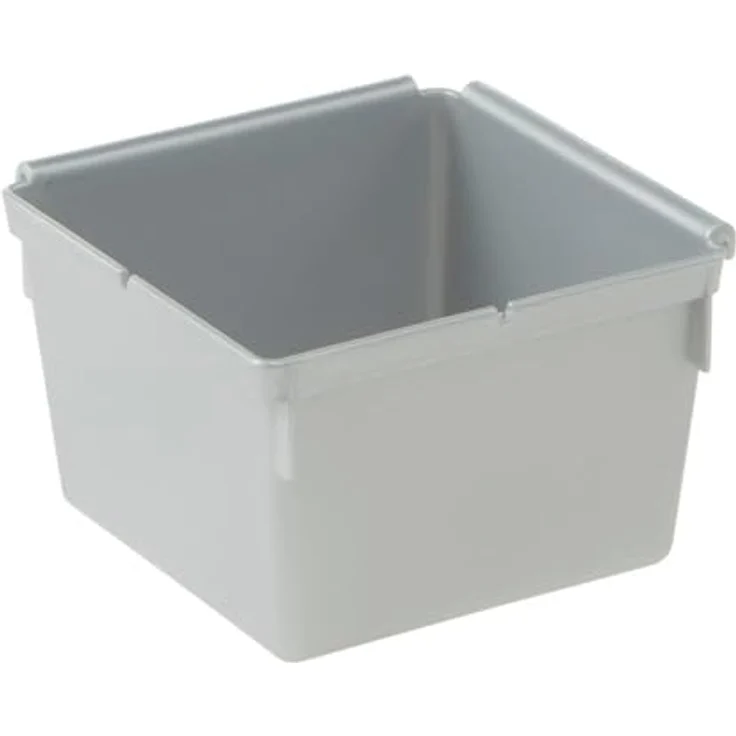 keeeper Ordnungssystem, Polypropylen, 8 x 8 x 5 cm, Pepe, Silber – Bild 1